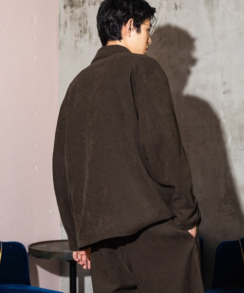 niko and...(ニコアンド)の「ピーチ起毛ツイルジャケット(テーラードジャケット・メンズ・ブラウン/ブラック・MEDIUM/LARGE)」の19枚目の写真