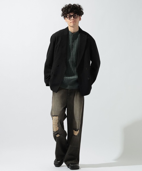 niko and...(ニコアンド)の「ピーチ起毛ツイルジャケット(テーラードジャケット・メンズ・ブラウン/ブラック・MEDIUM/LARGE)」の20枚目の写真