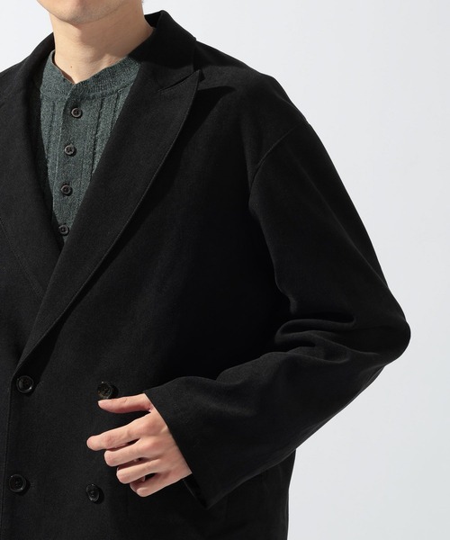 niko and...(ニコアンド)の「ピーチ起毛ツイルジャケット(テーラードジャケット・メンズ・ブラウン/ブラック・MEDIUM/LARGE)」の3枚目の写真