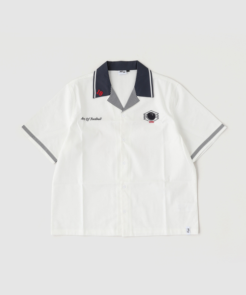 417 EDIFICE(フォーワンセブンエディフィス)の「ART OF FOOTBALL / Gazza Button Down Shirt(シャツ/ブラウス・メンズ・ホワイト・MEDIUM)」の1枚目の写真