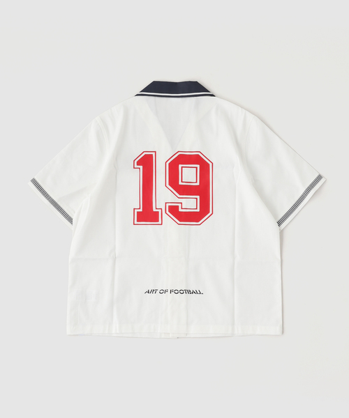 417 EDIFICE(フォーワンセブンエディフィス)の「ART OF FOOTBALL / Gazza Button Down Shirt(シャツ/ブラウス・メンズ・ホワイト・MEDIUM)」の2枚目の写真