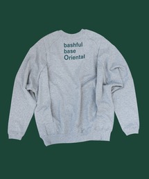 bashful base Oriental（バッシュフルベースオリエンタル）の「【bbO】バックロゴボリュームスウェットプルオーバー（スウェット）」