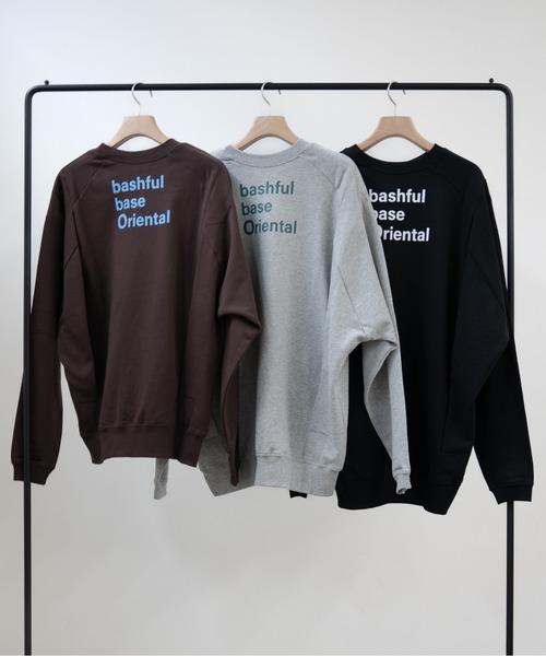 bashful base Oriental(バッシュフルベースオリエンタル)の「【bbO】バックロゴボリュームスウェットプルオーバー(スウェット・メンズ・ブラウン/グレー/ブラック・LARGE/MEDIUM/SMALL)」の15枚目の写真