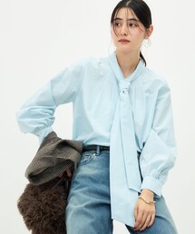 NOLLEY’S | ウォッシャブルビッグボウタイ2WAYブラウス(シャツ/ブラウス)