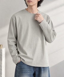 LOEFF＞オーガニックコットン クロップド クレセントスリーブ