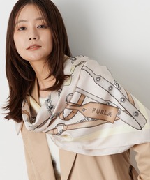 FURLA（フルラ）の「シルク100％ スカーフ ”ベルトチェーン” 86*86（バンダナ/スカーフ）」