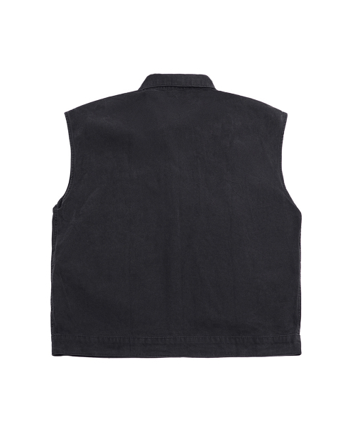 NIGHTWORKDEPT(ナイトワークデプト)の「Burn Washed Utility Vest_Black(ベスト・レディース・その他・ONE)」の5枚目の写真