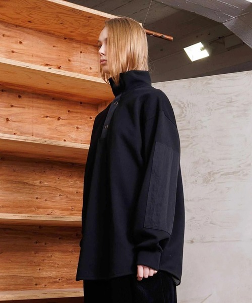 VOAAOV(ヴォアーブ)の「【VOAAOV】STATELESS High Neck Tops(その他トップス・メンズ・チャコールグレー/ネイビー/オリーブ/ブラック・1/2)」の7枚目の写真