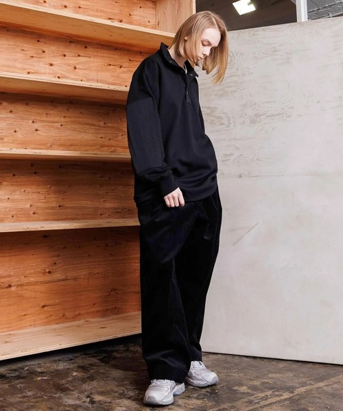 VOAAOV(ヴォアーブ)の「【VOAAOV】STATELESS High Neck Tops(その他トップス・メンズ・チャコールグレー/ネイビー/オリーブ/ブラック・1/2)」の9枚目の写真