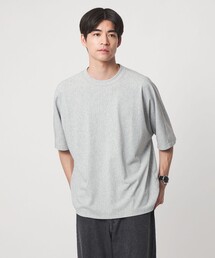 ニットライク カノコ クルーネック 半袖 Tシャツ（Tシャツ/カットソー