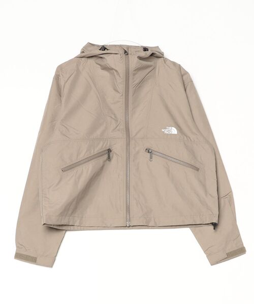 THE NORTH FACE(ザノースフェイス)の「【THE NORTH FACE】Short Compact Jacket(その他アウター・レディース・ブラック/ベージュ・LARGE)」の2枚目の写真