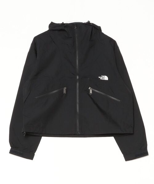 THE NORTH FACE(ザノースフェイス)の「【THE NORTH FACE】Short Compact Jacket(その他アウター・レディース・ブラック/ベージュ・LARGE)」の1枚目の写真