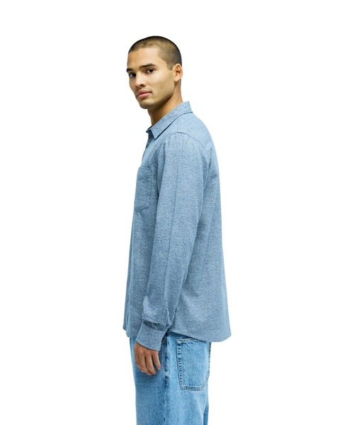 Quiksilver(クイックシルバー)の「QUIKSILVER メンズ MOTHERFLY HEATHER 長袖シャツ 【2026年秋冬モデル】/クイックシルバー(シャツ/ブラウス・メンズ・グレー/ネイビー/グリーン・X-LARGE/LARGE/MEDIUM)」の17枚目の写真