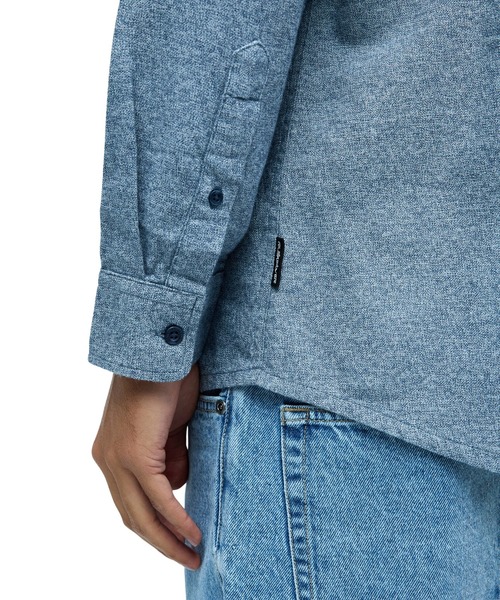 Quiksilver(クイックシルバー)の「QUIKSILVER メンズ MOTHERFLY HEATHER 長袖シャツ 【2026年秋冬モデル】/クイックシルバー(シャツ/ブラウス・メンズ・グレー/ネイビー/グリーン・X-LARGE/LARGE/MEDIUM)」の19枚目の写真