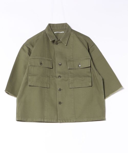 J.B. ATTIRE(ジェイビーアタイア)の「J.B. ATTIRE PARIS UTILITY JACKET(カバーオール・レディース・Olive・1)」の5枚目の写真