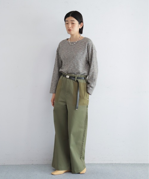 メルアンページです。 メランジネップ天竺 ボートネックP/O（Tシャツ/カットソー）｜NOMBRE