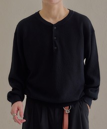 epnok（エプノック）の「DRYMIXヘンリーネックルーズニット（ニット/セーター）」