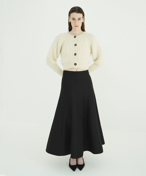 CLANE(クラネ)の「W FACE CHUNKY HAND KNIT CARDIGAN(カーディガン/ボレロ・レディース・グレー/ピンク/アイボリー・F)」の14枚目の写真
