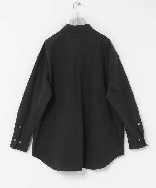 URBAN RESEARCH(アーバンリサーチ)の「new basic QUIET VOLUME SHIRTS(シャツ/ブラウス・レディース・ホワイト系その他/ブラック・FREE)」の8枚目の写真