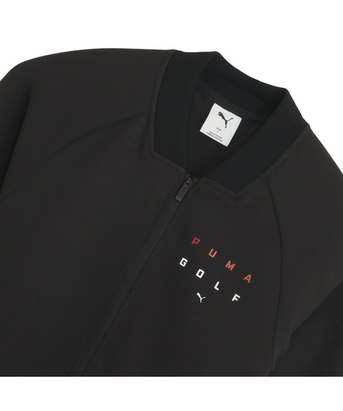 PUMA(プーマ)の「PUMA プーマ メンズ ゴルフ FOG トラック ジャケット(ジャージ・メンズ・ブラック/ダークネイビー・MEDIUM/LARGE/SMALL/XX-LARGE/X-LARGE)」の6枚目の写真