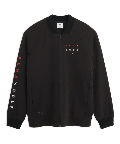 PUMA(プーマ)の「PUMA プーマ メンズ ゴルフ FOG トラック ジャケット(ジャージ・メンズ・ブラック/ダークネイビー・MEDIUM/LARGE/SMALL/XX-LARGE/X-LARGE)」の2枚目の写真