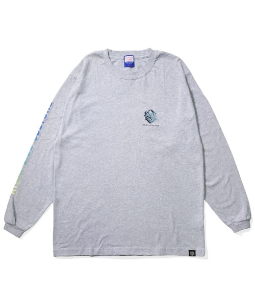 BROTHER MERLE(ブラザー マール)の「RIVER SIDE CULTURE / ARM LOGO LS T-SHIRT(M4)(Tシャツ/カットソー・メンズ・ホワイト/チャコールグレー/グレー・LARGE/MEDIUM/X-LARGE)」の3枚目の写真