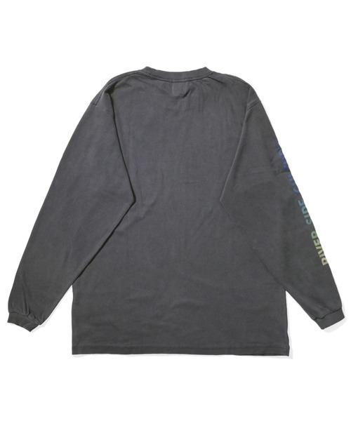 BROTHER MERLE(ブラザー マール)の「RIVER SIDE CULTURE / ARM LOGO LS T-SHIRT(M4)(Tシャツ/カットソー・メンズ・ホワイト/チャコールグレー/グレー・LARGE/MEDIUM/X-LARGE)」の5枚目の写真