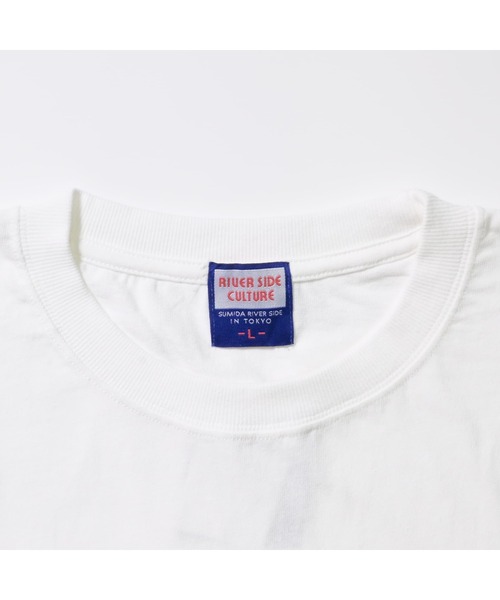 BROTHER MERLE(ブラザー マール)の「RIVER SIDE CULTURE / ARM LOGO LS T-SHIRT(M4)(Tシャツ/カットソー・メンズ・ホワイト/チャコールグレー/グレー・LARGE/MEDIUM/X-LARGE)」の7枚目の写真