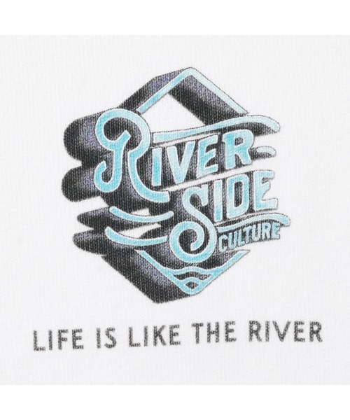 BROTHER MERLE(ブラザー マール)の「RIVER SIDE CULTURE / ARM LOGO LS T-SHIRT(M4)(Tシャツ/カットソー・メンズ・ホワイト/チャコールグレー/グレー・LARGE/MEDIUM/X-LARGE)」の8枚目の写真