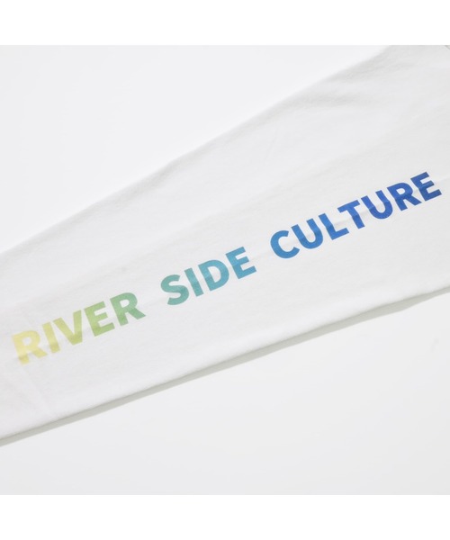 BROTHER MERLE(ブラザー マール)の「RIVER SIDE CULTURE / ARM LOGO LS T-SHIRT(M4)(Tシャツ/カットソー・メンズ・ホワイト/チャコールグレー/グレー・LARGE/MEDIUM/X-LARGE)」の9枚目の写真