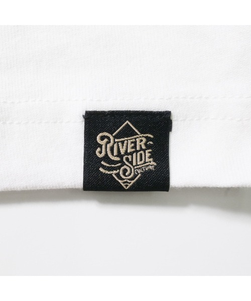 BROTHER MERLE(ブラザー マール)の「RIVER SIDE CULTURE / ARM LOGO LS T-SHIRT(M4)(Tシャツ/カットソー・メンズ・ホワイト/チャコールグレー/グレー・LARGE/MEDIUM/X-LARGE)」の11枚目の写真