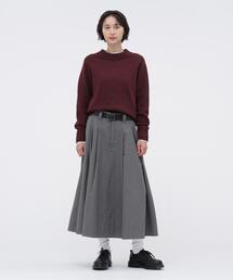 MHL.（エムエイチエル）の「WOOL COTTON TWILL（スカート）」