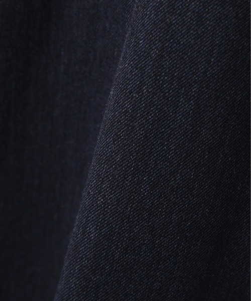 MHL.（エムエイチエル）の「WOOL COTTON TWILL（スカート・レディース・ネイビー/グレー・3/2/1/0）」の5枚目の写真