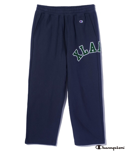 Champion(チャンピオン)の「XLARGE×Champion REVERSE WEAVE SWEAT PANTS(スウェットパンツ・メンズ・ネイビー/アッシュ/ブラウン/ブラック・L/XL/M/S)」の4枚目の写真