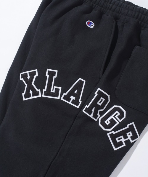 Champion(チャンピオン)の「XLARGE×Champion REVERSE WEAVE SWEAT PANTS(スウェットパンツ・メンズ・ネイビー/アッシュ/ブラウン/ブラック・L/XL/M/S)」の15枚目の写真