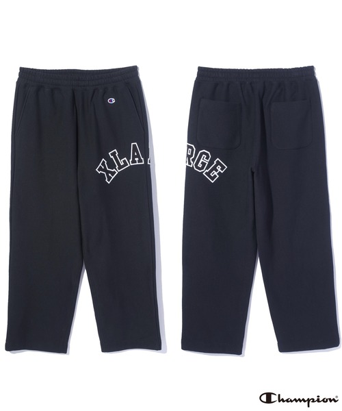 Champion(チャンピオン)の「XLARGE×Champion REVERSE WEAVE SWEAT PANTS(スウェットパンツ・メンズ・ネイビー/アッシュ/ブラウン/ブラック・L/XL/M/S)」の5枚目の写真