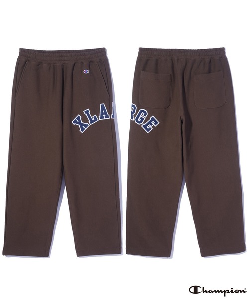 Champion(チャンピオン)の「XLARGE×Champion REVERSE WEAVE SWEAT PANTS(スウェットパンツ・メンズ・ネイビー/アッシュ/ブラウン/ブラック・L/XL/M/S)」の7枚目の写真