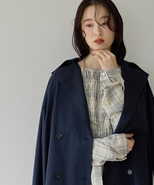 DISCOAT(ディスコート)の「【Noka】前後2WAYシャーリングペプラムブラウス《WEB限定》(シャツ/ブラウス・レディース・ブラック/オリーブ/アイボリー・FREE)」の17枚目の写真