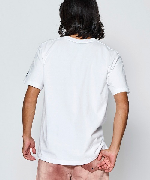 ACANTHUS(アカンサス)の「mt10688- W-name logo S-S tee waveロゴTシャツ(MA2728)(Tシャツ/カットソー・メンズ・ネイビー/ブラック/ホワイト・L/XL/M/S)」の11枚目の写真