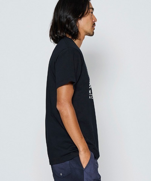 ACANTHUS(アカンサス)の「mt10688- W-name logo S-S tee waveロゴTシャツ(MA2728)(Tシャツ/カットソー・メンズ・ネイビー/ブラック/ホワイト・L/XL/M/S)」の5枚目の写真