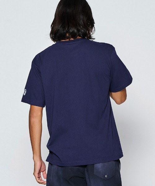 ACANTHUS(アカンサス)の「mt10688- W-name logo S-S tee waveロゴTシャツ(MA2728)(Tシャツ/カットソー・メンズ・ネイビー/ブラック/ホワイト・L/XL/M/S)」の14枚目の写真