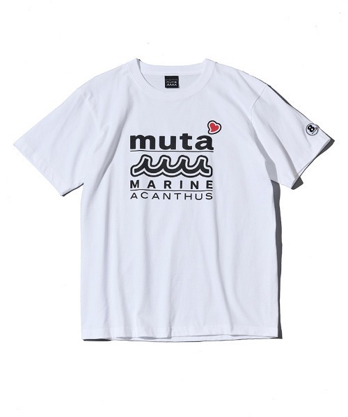 ACANTHUS(アカンサス)の「mt10688- W-name logo S-S tee waveロゴTシャツ(MA2728)(Tシャツ/カットソー・メンズ・ネイビー/ブラック/ホワイト・L/XL/M/S)」の17枚目の写真