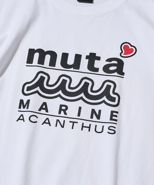 ACANTHUS(アカンサス)の「mt10688- W-name logo S-S tee waveロゴTシャツ(MA2728)(Tシャツ/カットソー・メンズ・ネイビー/ブラック/ホワイト・L/XL/M/S)」の19枚目の写真