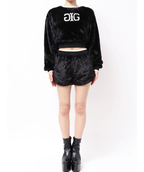 GYDA(ジェイダ)の「Symmetry GYDA FAKE FURショートパンツ【セットアップ着用可能】(その他パンツ・レディース・その他1/オフホワイト/ベージュ/ブラック・FREE)」の13枚目の写真