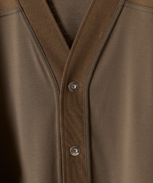 NAPE_（ネイプ）の「mcg3904-LINE - CARDI カーディガン(NPS-606)（カーディガン/ボレロ・メンズ・カーキ/ブラック・3/2/1/4）」の10枚目の写真