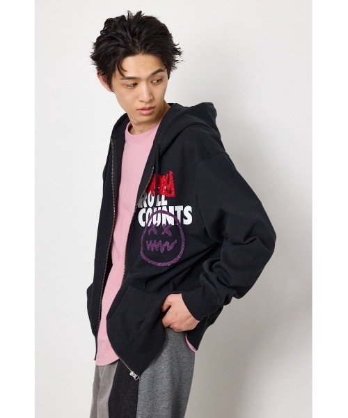 RODEO CROWNS WIDE BOWL(ロデオクラウンズワイドボウル)の「No Dice zipパーカー(パーカー・メンズ・カーキ/ホワイト/ブラック・MEDIUM/LARGE)」の10枚目の写真