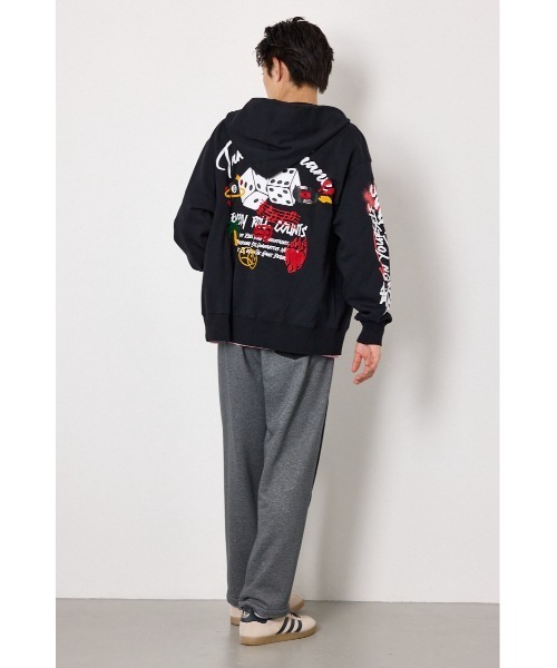 RODEO CROWNS WIDE BOWL(ロデオクラウンズワイドボウル)の「No Dice zipパーカー(パーカー・メンズ・カーキ/ホワイト/ブラック・MEDIUM/LARGE)」の13枚目の写真