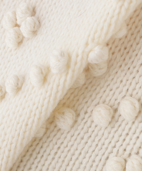 EDIT. FOR LULU(エディットフォールル)の「【NOHRA /ノーラ】Popcorn knit cardigan(ニット/セーター・レディース・ブラウン/ホワイト・FREE)」の17枚目の写真