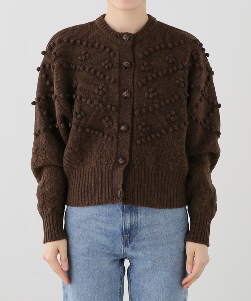 EDIT. FOR LULU(エディットフォールル)の「【NOHRA /ノーラ】Popcorn knit cardigan(ニット/セーター・レディース・ブラウン/ホワイト・FREE)」の18枚目の写真