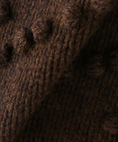 EDIT. FOR LULU(エディットフォールル)の「【NOHRA /ノーラ】Popcorn knit cardigan(ニット/セーター・レディース・ブラウン/ホワイト・FREE)」の19枚目の写真